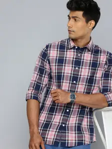 Flying Machine Slim Fit Checked Pure Cotton Casual Shirt