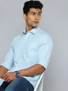 Flying Machine Pure Cotton Slim Fit Striped Casual Shirt