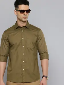 Flying Machine Pure Cotton Slim Fit Opaque Casual Shirt