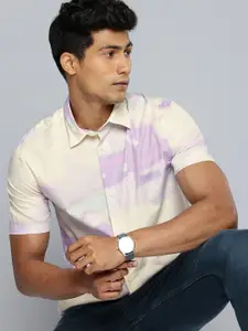 Flying Machine Pure Cotton Dyed Casual Shirt