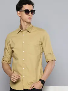 Flying Machine Pure Cotton Slim Fit Opaque Casual Shirt