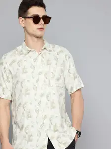 Flying Machine Opaque Graphic Printed Casual Shirt