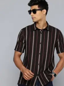 Flying Machine Pure Cotton Striped Casual Shirt
