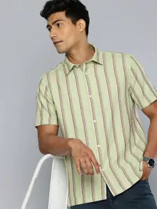 Flying Machine Pure Cotton Striped Casual Shirt