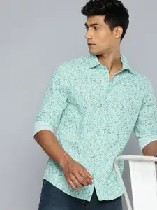 Flying Machine Pure Cotton Floral Printed Slim Fit Casual Shirt