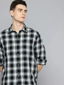 Flying Machine Pure Cotton Checked Casual Shirt