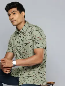 Flying Machine Pure Cotton Tropical Printed Casual Shirt