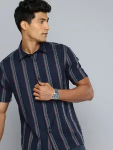 Flying Machine Pure Cotton Striped Casual Shirt