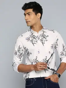 Flying Machine Pure Cotton Floral Printed Slim Fit Casual Shirt