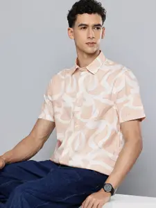 Flying Machine Opaque Abstract Printed Pure Cotton Casual Shirt