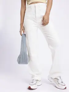 glitchez Women Straight Fit High-Rise Jeans