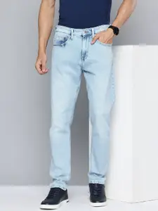 Flying Machine Men Slash Slim Tapered Fit Light Fade Jeans