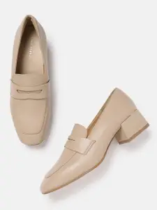 Lino Perros Women Block Heel Penny Loafers