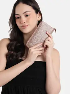 Lino Perros Women Embellished Zip Around Wallet