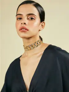 Isharya Brass Gold-Plated Necklace