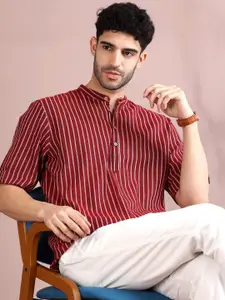 FILORI STUDIO Men Striped Kurta