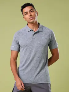 Technosport Men Polo Collar Anti Static Slim Fit T-shirt