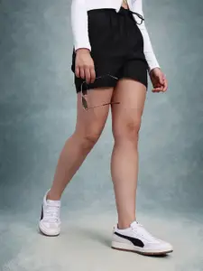 The Roadster Life Co. Women Mid-Rise Pure Cotton Regular Shorts