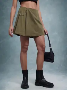 The Roadster Life Co. Women Pleated Shorts