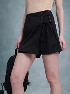 The Roadster Life Co. Lace-Up Detail Mini Skorts