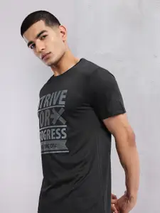 HRX by Hrithik Roshan Typography Printed Rapid-Dry Training T-shirt