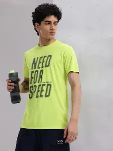 HRX by Hrithik Roshan Rapid-Dry Typography Print Running T-shirt
