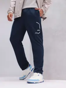 HRX by Hrithik Roshan Men Brand Logo Detail Regular Fit Lifestyle Track Pants