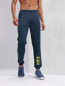 HRX by Hrithik Roshan Men Typography Print Rapid-Dry Training Joggers