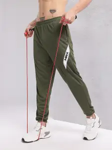 HRX by Hrithik Roshan Men Printed Detail Rapid-Dry Training Joggers