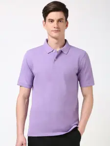 Peter England Men Polo Collar T-shirt