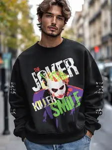 Bewakoof Men Printed Round Neck Pullover Sweatshirt