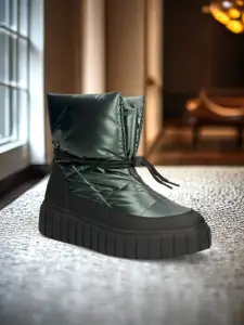 BAGATT Women Colourblocked Quilted Boots