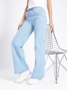 glitchez Women Wide Leg Jeans