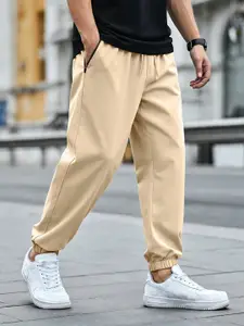 Bewakoof Men Brown Oversized Joggers