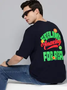 Levis Pure Cotton Typography Printed Loose Fit T-shirt