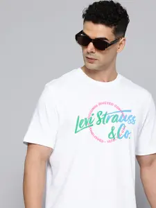 Levis Brand Logo Printed Pure Cotton T-shirt