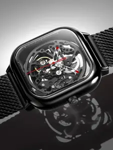 CIGA Design Men Dial & Stainless Steel Straps Analogue Automatic Motion Powered Watch