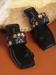 Anouk Women Embroidered One Toe Flats