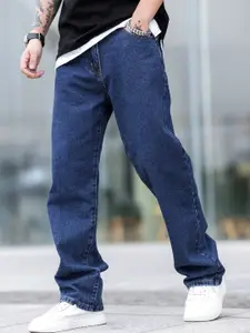 DENIMLOOK Men Baggy Loose Fit  Mid-Rise Stretchable Jeans
