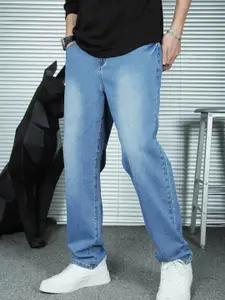 DENIMLOOK Men Relaxed Fit Stretchable Baggy Jeans