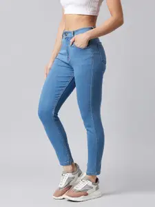 Miss Chase Women Skinny Fit High-Rise Stretchable Jeans