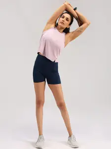 Blissclub Women Skinny Fit High-Rise Training or Gym Shorts