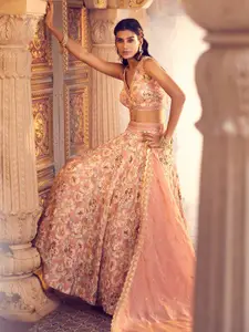 Alaya Advani Printed Ready to Wear Lehenga & Blouse With Dupatta
