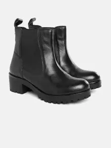 Lino Perros Women Mid-Top Block Heels Regular Boots