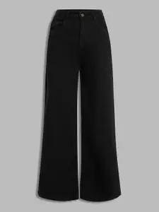 Miss Chase Women Cotton Wide Leg High-Rise Jeans