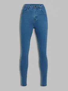 Miss Chase Women Skinny Fit High-Rise Stretchable Jeans