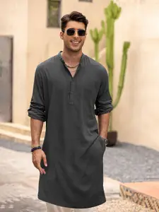 Anouk Men Solid Long Kurta