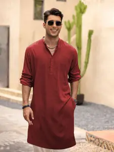 Anouk Men Solid Long Kurta