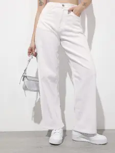 The  Roadster Life Co. Women Baggy Fit High Rise Stretchable Jeans