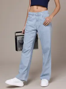 The Roadster Life Co. Women Straight Fit Stretchable Jeans